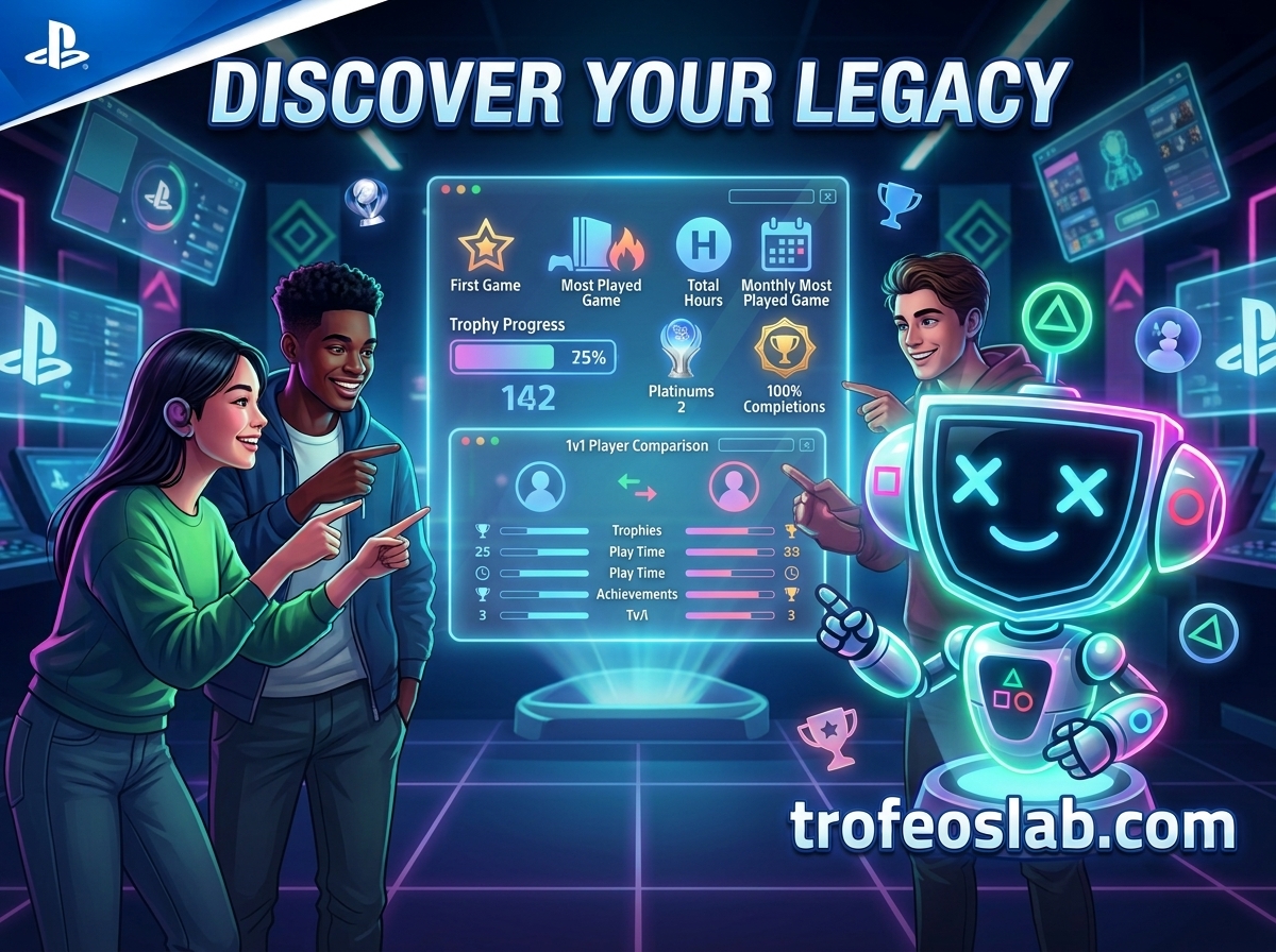 I built TrofeosLab, a year-round alternative to PlayStation Wrap-Up for trophy hunters.